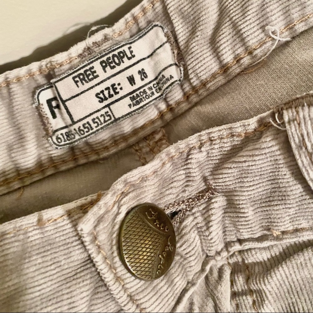 Free people corduroy jeans